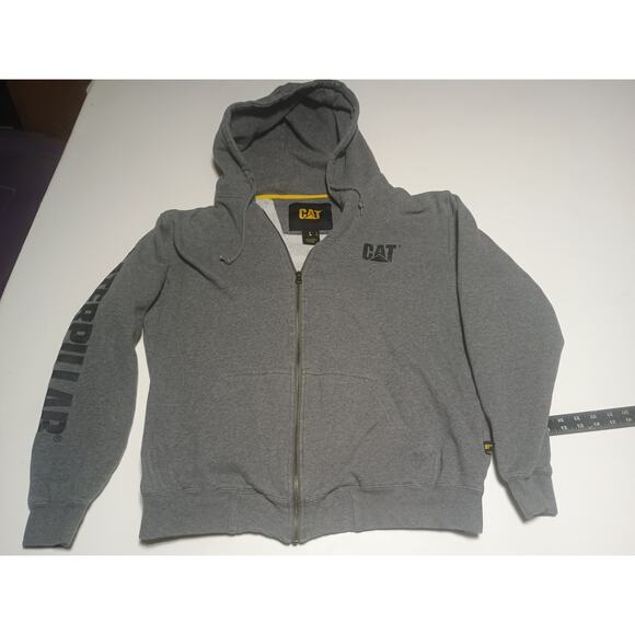 Cat Hoodie - Gray, Size Large - - Picture 1 of 6